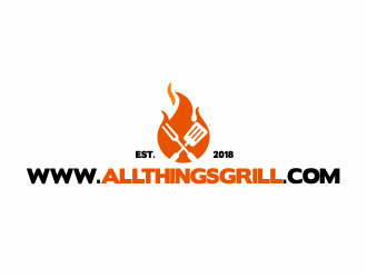 www.allthingsgrill.com logo design by kimora