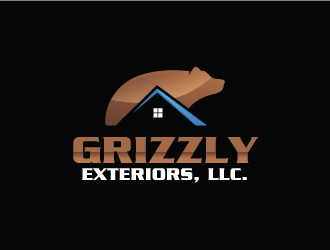 Grizzly Exteriors, LLC. logo design by artbitin
