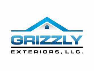 Grizzly Exteriors, LLC. logo design by haidar