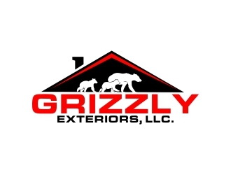 Grizzly Exteriors, LLC. logo design by mckris