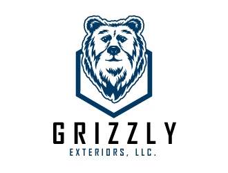 Grizzly Exteriors, LLC. logo design by usashi