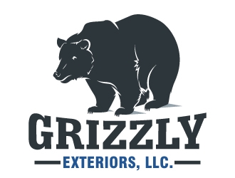 Grizzly Exteriors, LLC. logo design by usashi