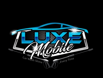 Luxe Mobile Car Wash Shine,Every Time logo design by DreamLogoDesign