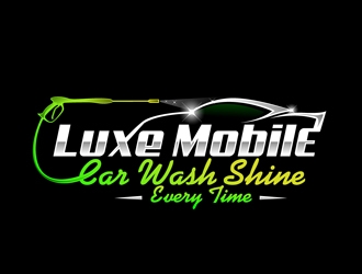 Luxe Mobile Car Wash Shine,Every Time logo design by DreamLogoDesign