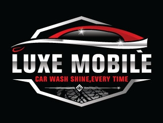 Luxe Mobile Car Wash Shine,Every Time logo design by Suvendu