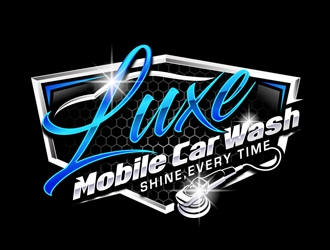 Luxe Mobile Car Wash Shine,Every Time logo design by DreamLogoDesign