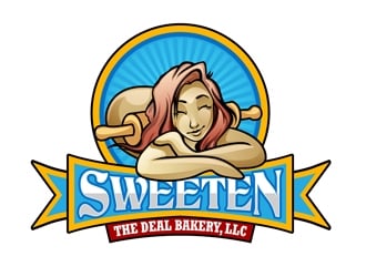 Sweeten the Deal Bakery, LLC  logo design by DreamLogoDesign