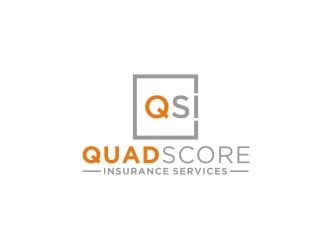 QuadScore Insurance Services logo design by bricton