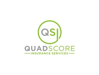 QuadScore Insurance Services logo design by bricton