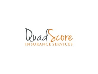 QuadScore Insurance Services logo design by bricton
