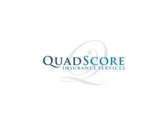 QuadScore Insurance Services logo design by bricton