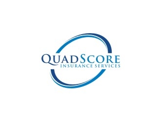 QuadScore Insurance Services logo design by bricton