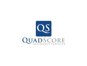 QuadScore Insurance Services logo design by bricton