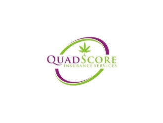 QuadScore Insurance Services logo design by bricton