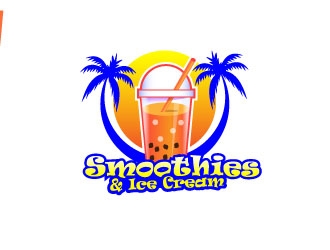 Smoothies & Ice Cream  logo design by uttam