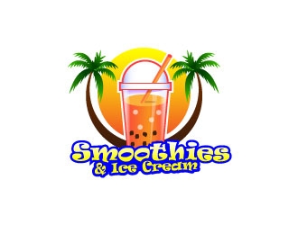 Smoothies & Ice Cream  logo design by uttam