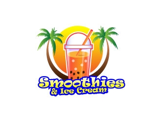 Smoothies & Ice Cream  logo design by uttam