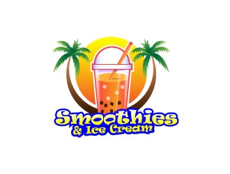 Smoothies & Ice Cream  logo design by uttam