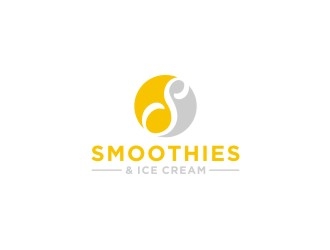 Smoothies & Ice Cream  logo design by bricton