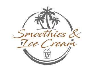 Smoothies & Ice Cream  logo design by cintoko