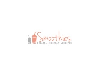 Smoothies & Ice Cream  logo design by bricton