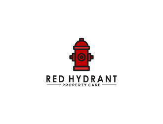 Red Hydrant Property Care logo design by Hipokntl_