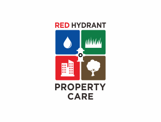 Red Hydrant Property Care logo design by huma