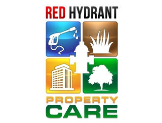 Red Hydrant Property Care logo design by nexgen