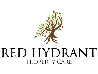 Red Hydrant Property Care logo design by jetzu