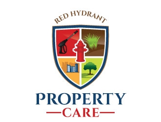 Red Hydrant Property Care logo design by Suvendu
