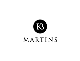 B K Martins logo design by blackcane