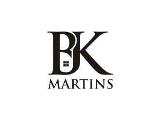 B K Martins logo design by agil