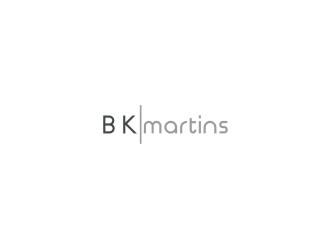 B K Martins logo design by bricton