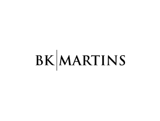 B K Martins logo design by rief
