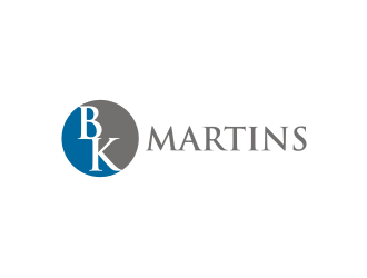 B K Martins logo design by rief