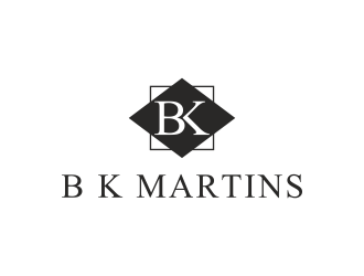 B K Martins logo design by Dakon