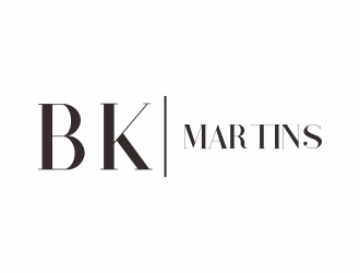 B K Martins logo design by Mahrein