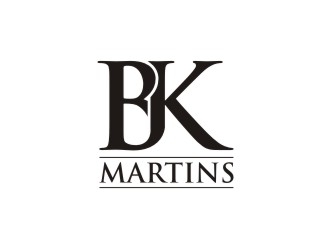 B K Martins logo design by agil
