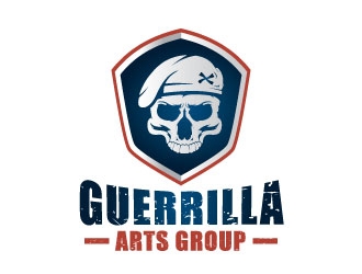 Guerrilla Arts Group or Guerrilla Arts logo design by Suvendu