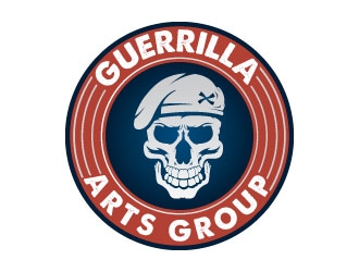 Guerrilla Arts Group or Guerrilla Arts logo design by Suvendu