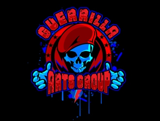 Guerrilla Arts Group or Guerrilla Arts logo design by DreamLogoDesign