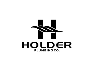 Holder Plumbing Co. logo design by SmartTaste