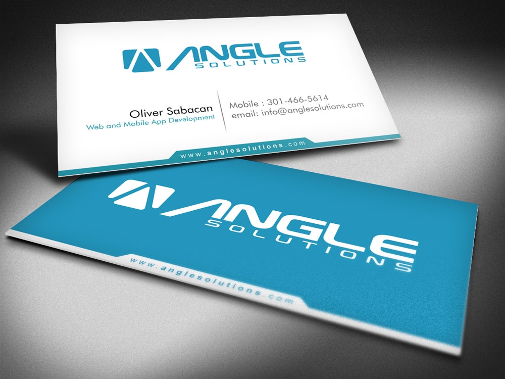 Angle Solutions logo design by shravya