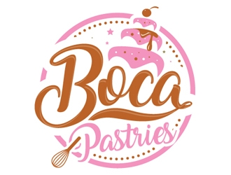 Boca Pastries logo design by gogo