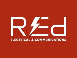 Red Electrical & Communications logo design by imsaif