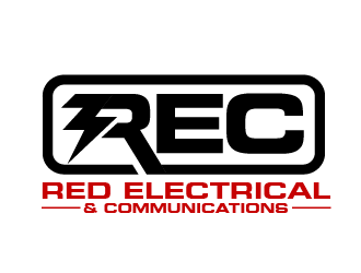 Red Electrical & Communications logo design by THOR_