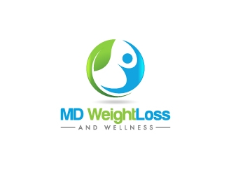 MD Weight Loss & Wellness logo design by pencilhand