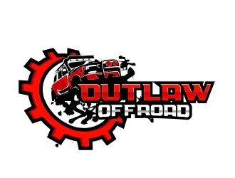 Outlaw Offroad logo design by amar_mboiss
