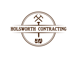 Holsworth Contracting logo design by JessicaLopes