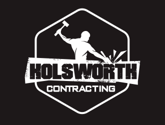Holsworth Contracting logo design by YONK